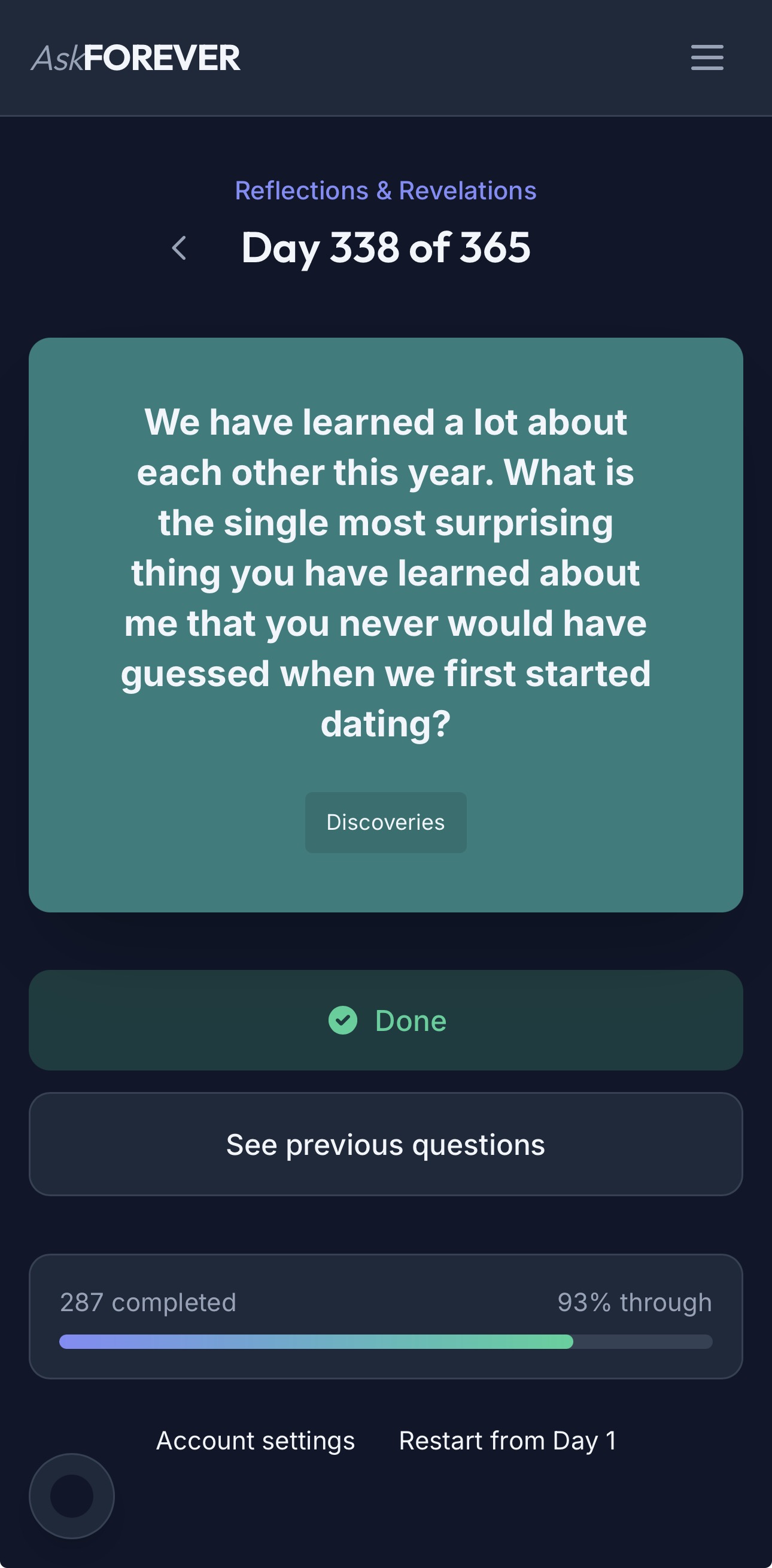 AskForever | Daily Questions That Spark Real Conversations